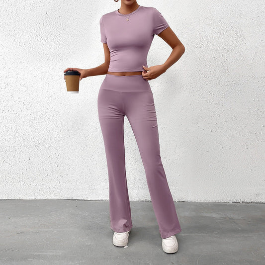 Lurette Luxe Stretch Lounge Set - Blush