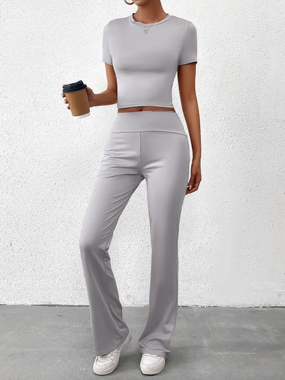 Lurette Luxe Stretch Lounge Set - Gray