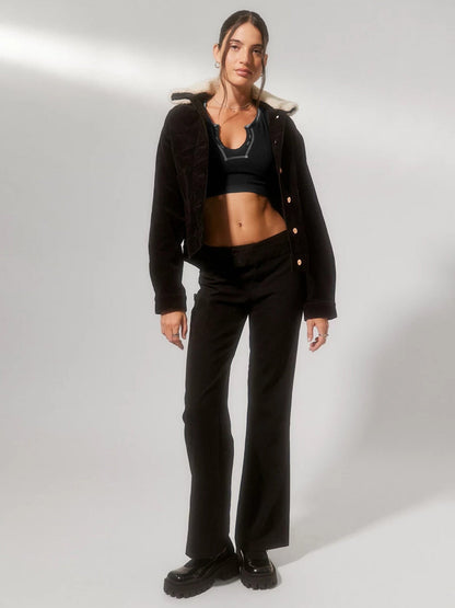 Lyra Ribbed Knit Fitted Tank