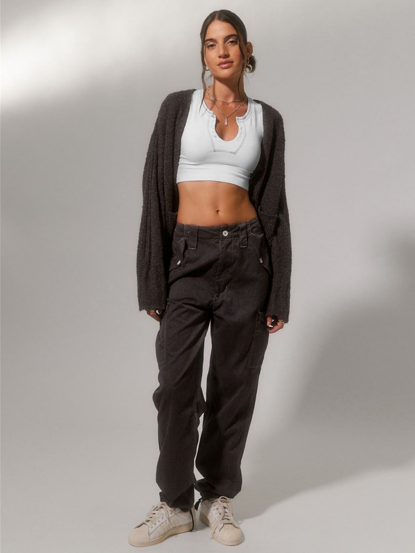 Lyra Ribbed Knit Fitted Tank