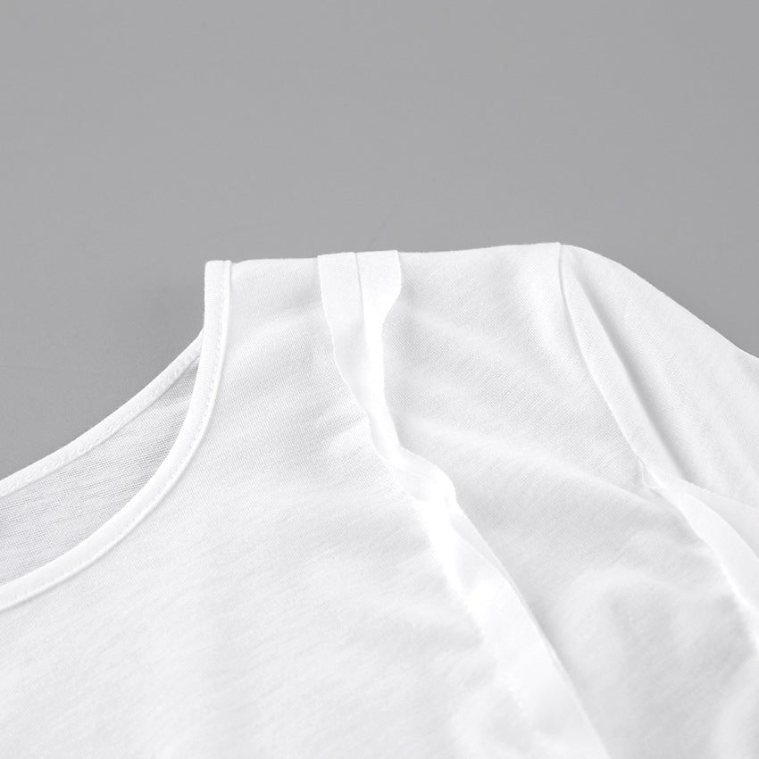 Marcelline Waist-Detail Long Sleeve Top