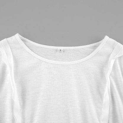 Marcelline Waist-Detail Long Sleeve Top